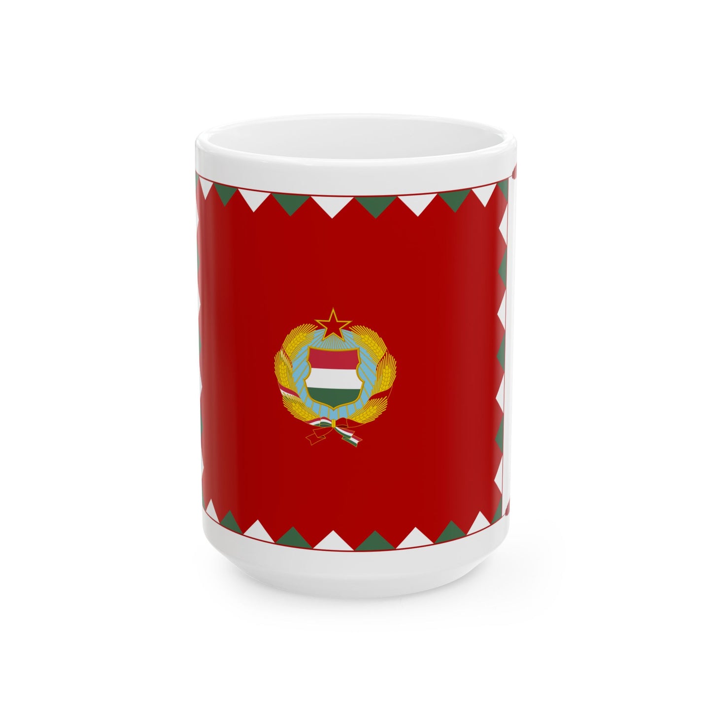 Infantry Colour of the Hungarian Peoples Army 1957-1990 (Hungary) White Coffee Mug-15oz-Go Mug Yourself