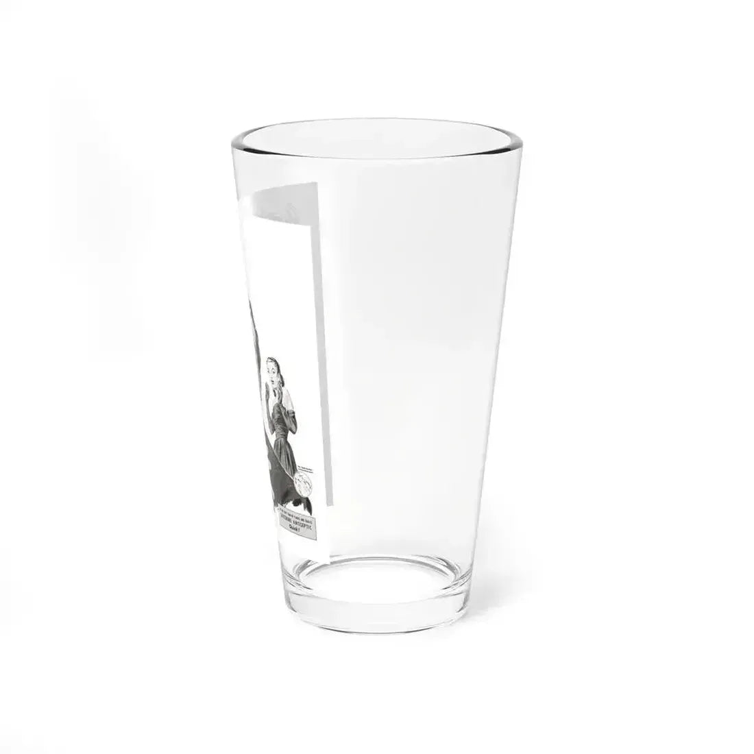 Infections Dandrff advertisement, Look magazine, August 16, 1949 - Pint Glass 16oz - Go Mug Yourself