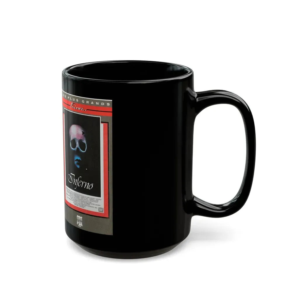 INFERNO FRENCH (VHS COVER) - Black Coffee Mug - Go Mug Yourself