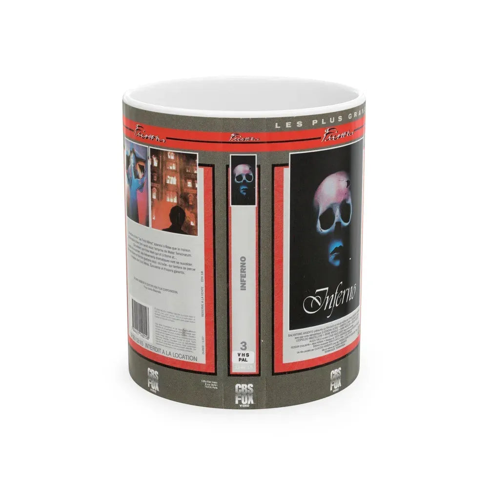 INFERNO FRENCH (VHS COVER) - White Coffee Mug 11oz - Go Mug Yourself