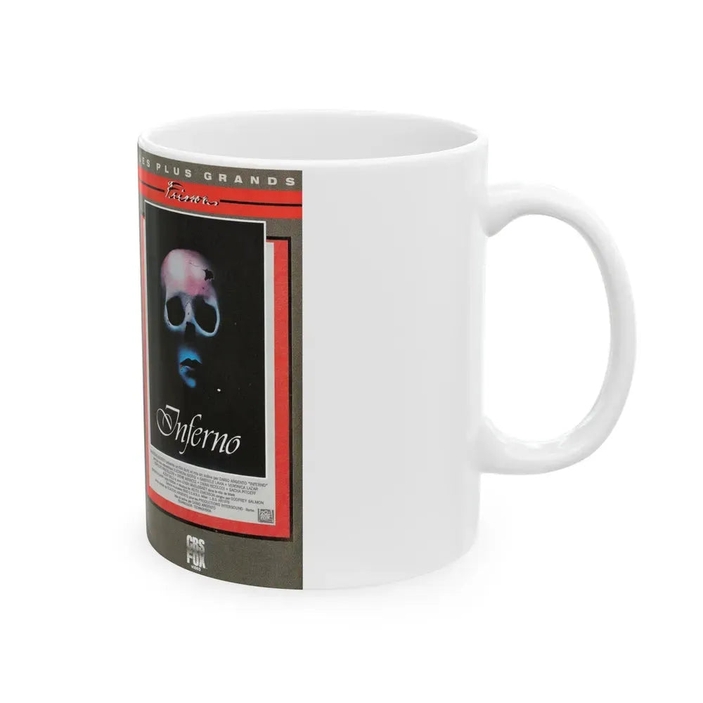 INFERNO FRENCH (VHS COVER) - White Coffee Mug - Go Mug Yourself
