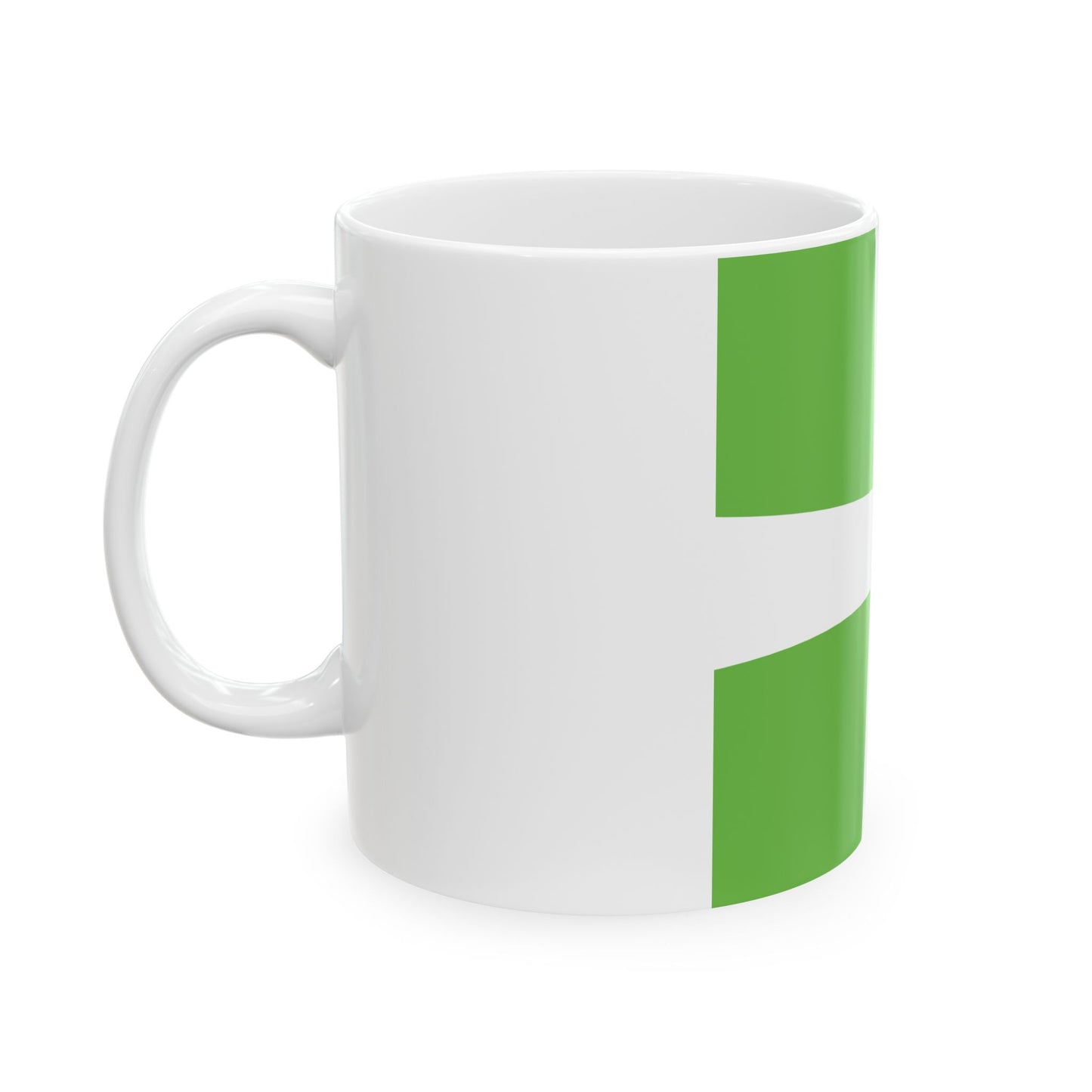 Infirmary Flag Denmark (Denmark) White Coffee Mug-Go Mug Yourself