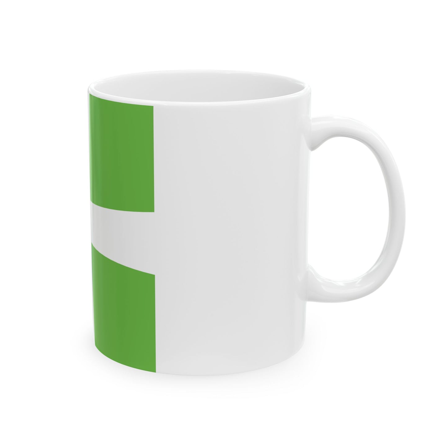 Infirmary Flag Denmark (Denmark) White Coffee Mug-Go Mug Yourself