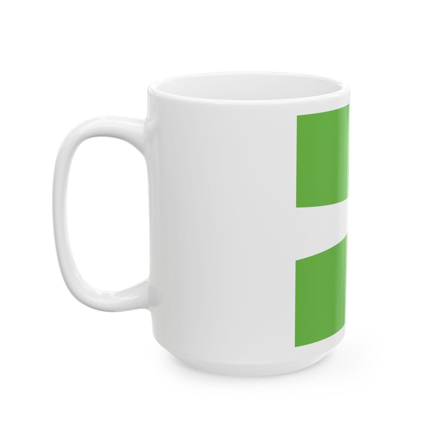 Infirmary Flag Denmark (Denmark) White Coffee Mug-Go Mug Yourself