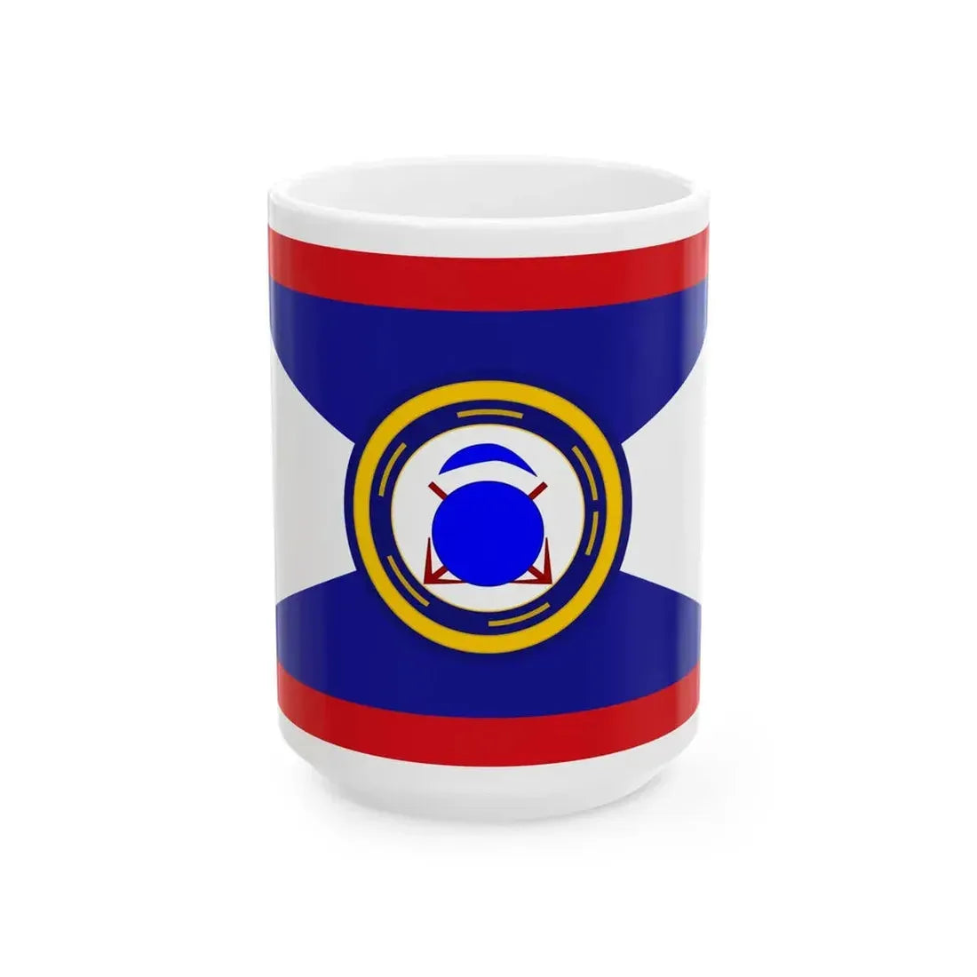 Infobox Flag of the Belize Coast Guard (Belize) White Coffee Mug 15oz - Go Mug Yourself