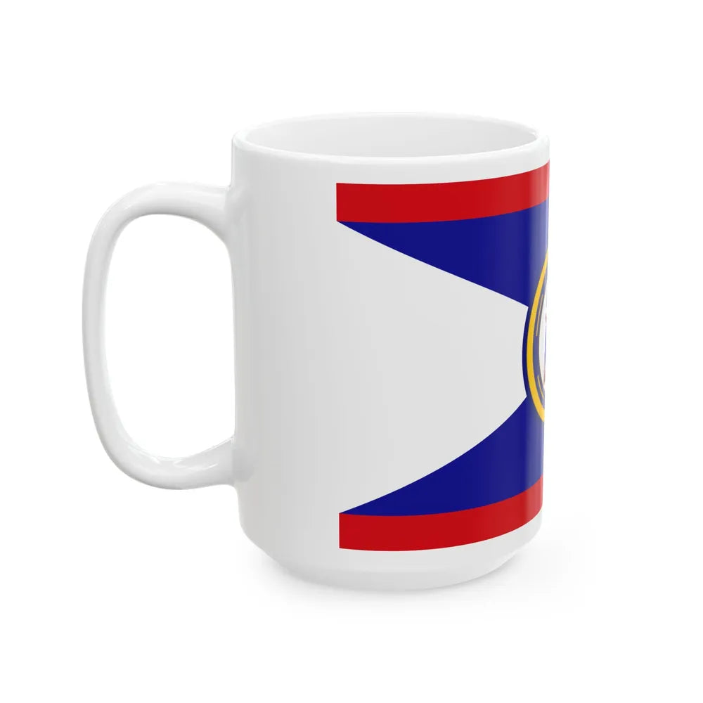 Infobox Flag of the Belize Coast Guard (Belize) White Coffee Mug - Go Mug Yourself