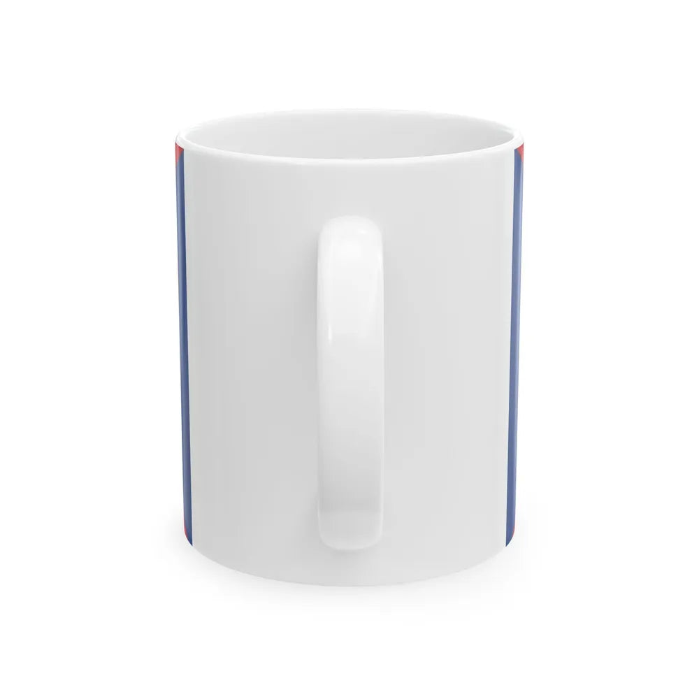 Infobox Flag of the Belize Defence Force (Belize) White Coffee Mug - Go Mug Yourself
