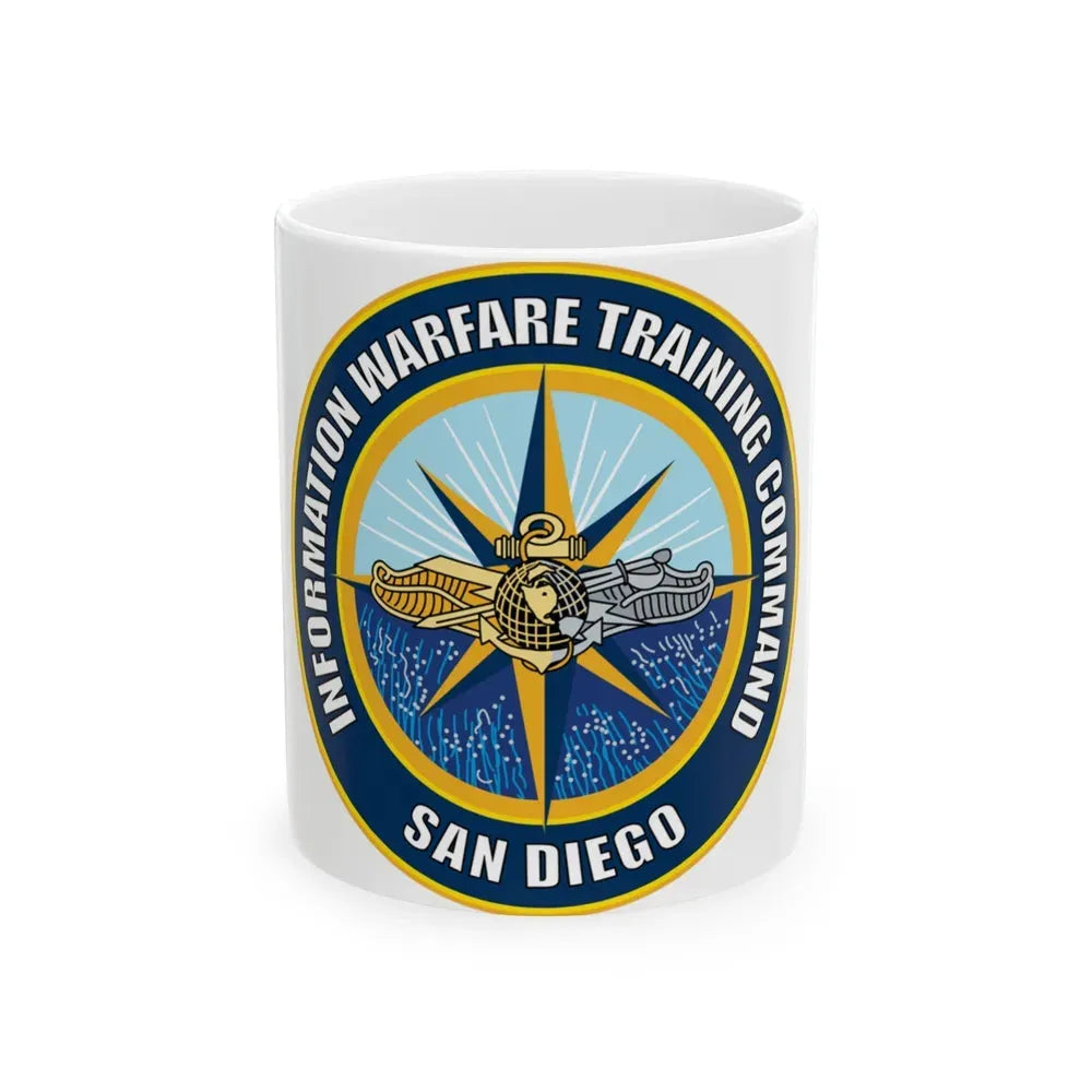 Information Warfare Training Command San Diego (U.S. Navy) White Coffee Mug 11oz - Go Mug Yourself
