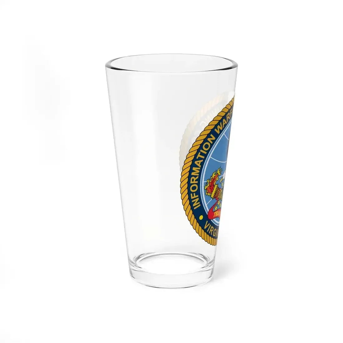 Information Warfare Training Command VA Beach (U.S. Navy) Pint Glass 16oz - Go Mug Yourself