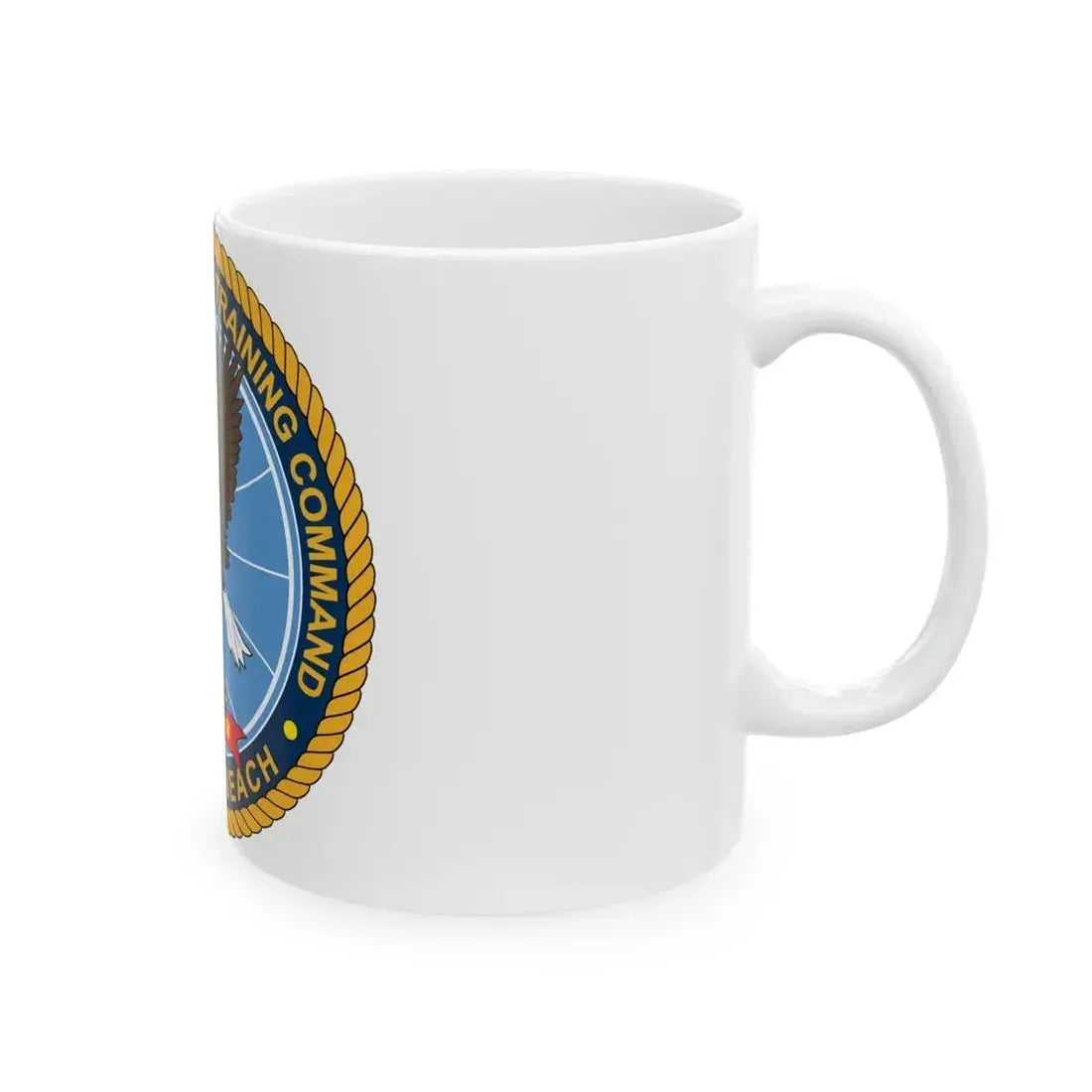 Information Warfare Training Command VA Beach (U.S. Navy) White Coffee Mug - Go Mug Yourself