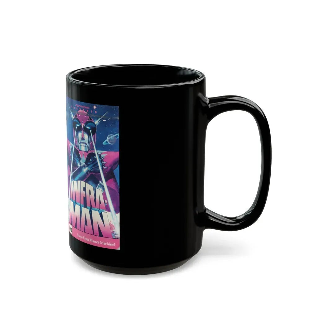 INFRA MAN (VHS COVER) - Black Coffee Mug - Go Mug Yourself