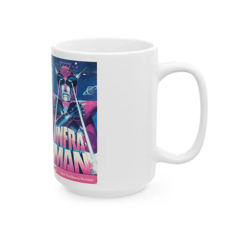 INFRA MAN (VHS COVER) - White Coffee Mug - Go Mug Yourself