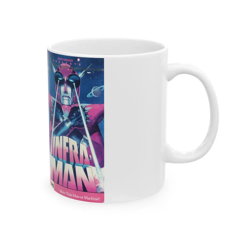 INFRA MAN (VHS COVER) - White Coffee Mug - Go Mug Yourself