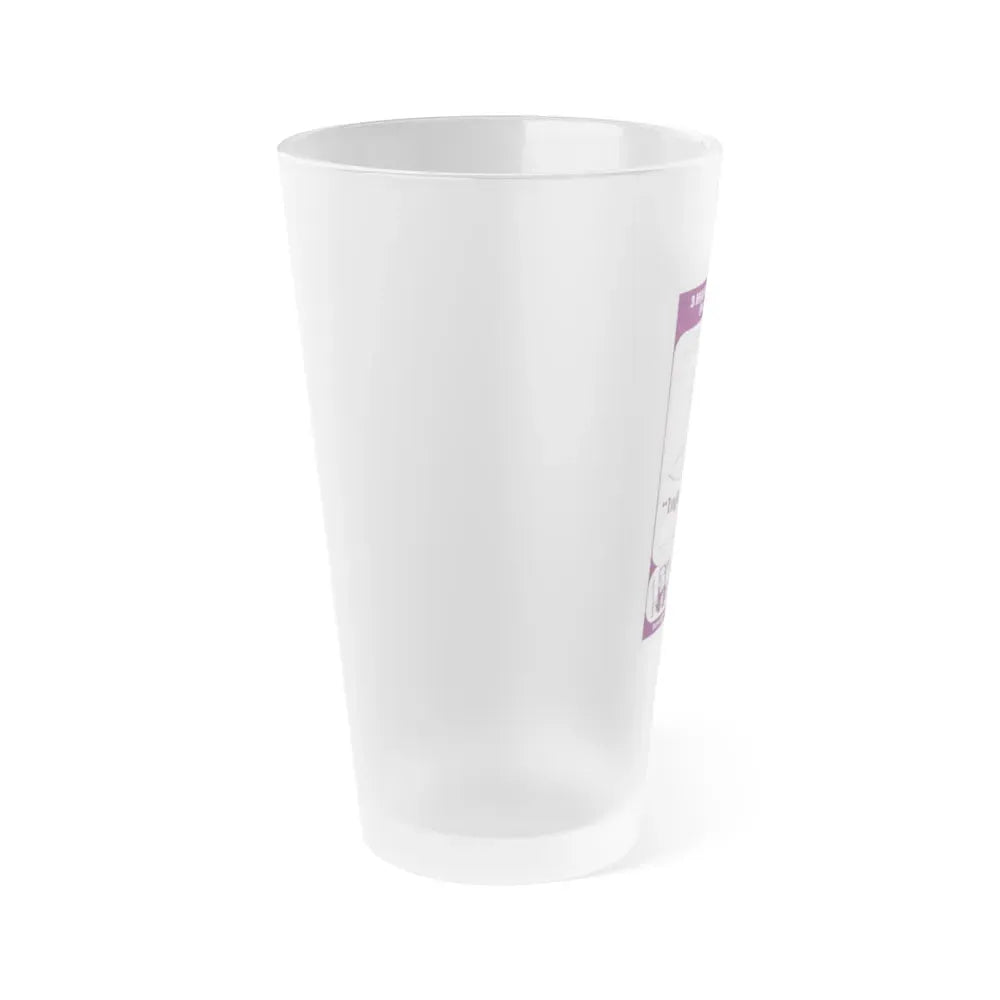 INGA AND GRETA + INGA 1968 Movie Poster - Frosted Pint Glass 16oz - Go Mug Yourself