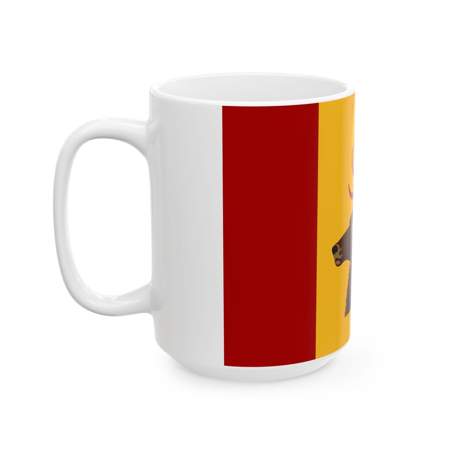 Ingelmunster vlag (Belgium) White Coffee Mug-Go Mug Yourself
