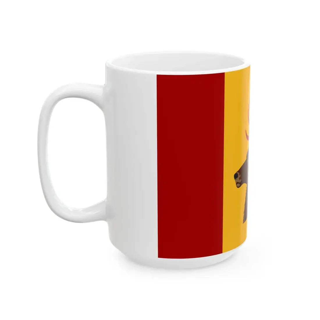 Ingelmunster vlag (Belgium) White Coffee Mug - Go Mug Yourself