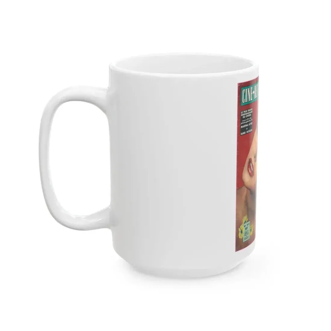 Ingrid Goude #05 - Mag. Cover (Vintage Female Icon) White Coffee Mug - Go Mug Yourself