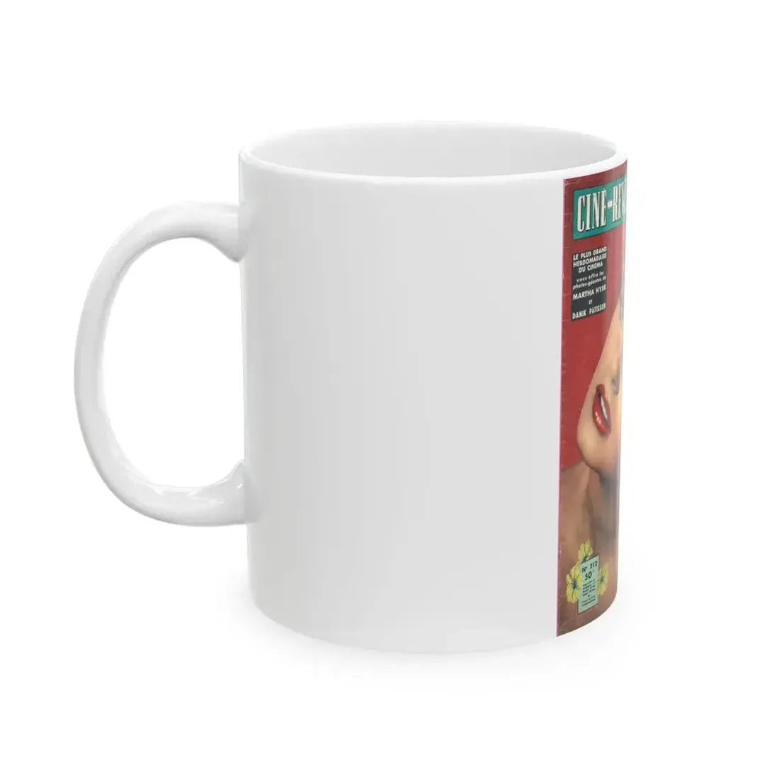 Ingrid Goude #05 - Mag. Cover (Vintage Female Icon) White Coffee Mug - Go Mug Yourself