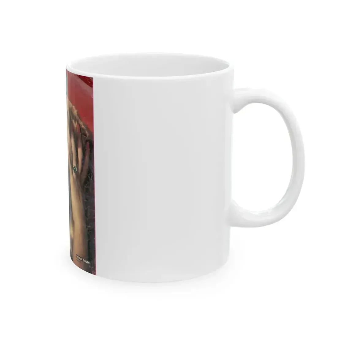 Ingrid Goude #05 - Mag. Cover (Vintage Female Icon) White Coffee Mug - Go Mug Yourself