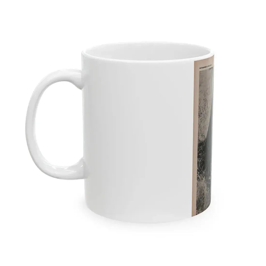 Ingrid Goude #29 - SEE Mag. Jan. '58 - 1 Page & 1 B&W Photo (Vintage Female Icon) White Coffee Mug - Go Mug Yourself