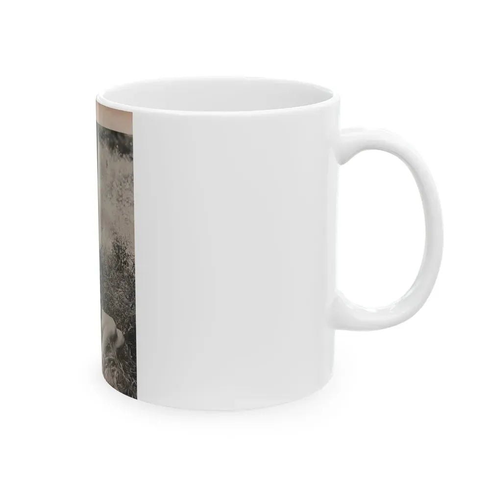 Ingrid Goude #29 - SEE Mag. Jan. '58 - 1 Page & 1 B&W Photo (Vintage Female Icon) White Coffee Mug - Go Mug Yourself