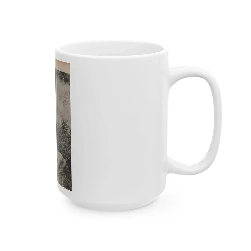 Ingrid Goude #29 - SEE Mag. Jan. '58 - 1 Page & 1 B&W Photo (Vintage Female Icon) White Coffee Mug - Go Mug Yourself