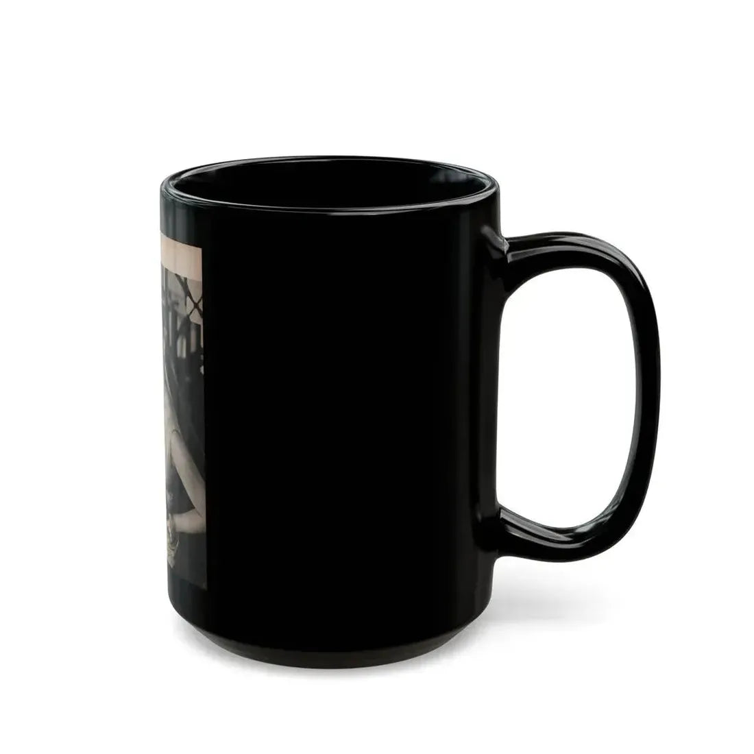 Ingrid Goude #32 - SEE Mag. Jan. '58 - 1 Page & 1 B&W Photo (Vintage Female Icon) Black Coffee Mug - Go Mug Yourself