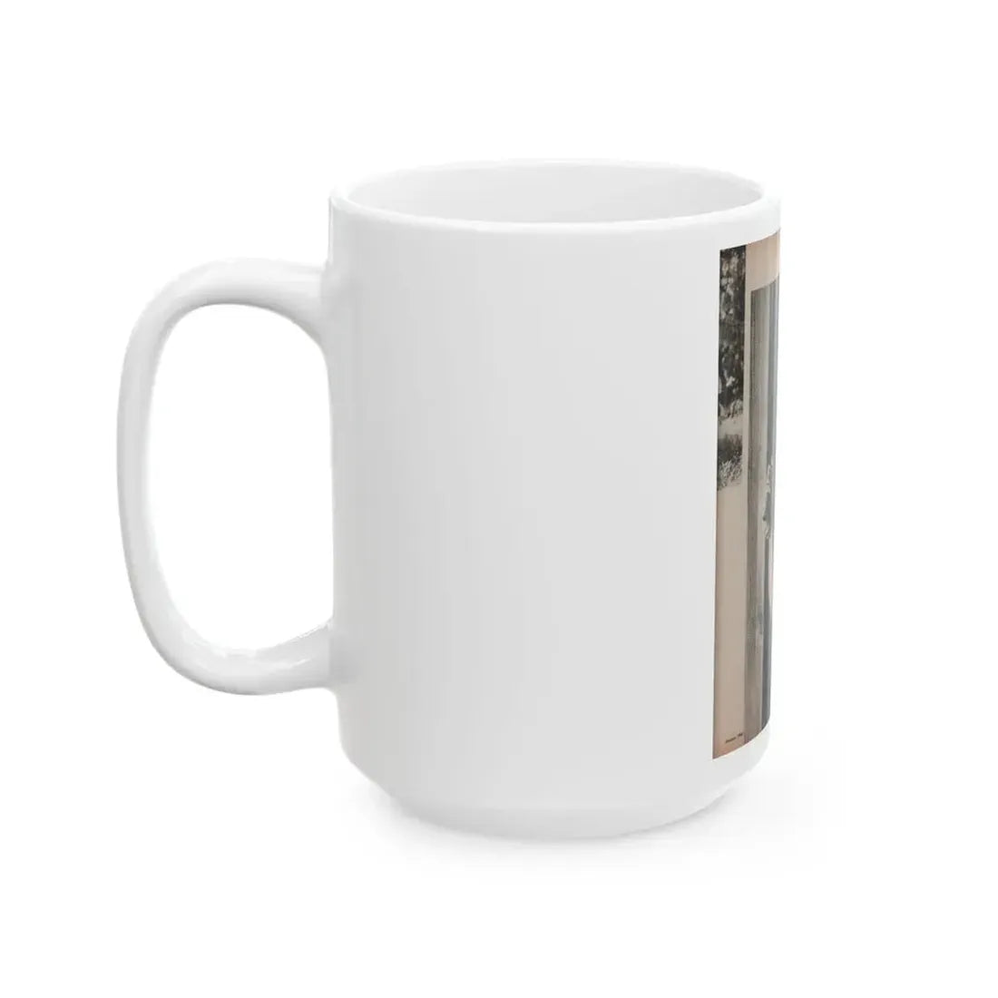 Ingrid Goude #32 - SEE Mag. Jan. '58 - 1 Page & 1 B&W Photo (Vintage Female Icon) White Coffee Mug - Go Mug Yourself
