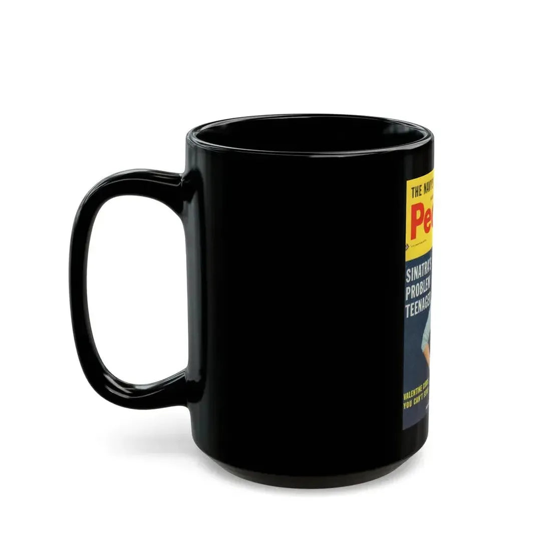 Ingrid Goude #33 - People Today March '58 Mag. Cover (Vintage Female Icon) Black Coffee Mug - Go Mug Yourself