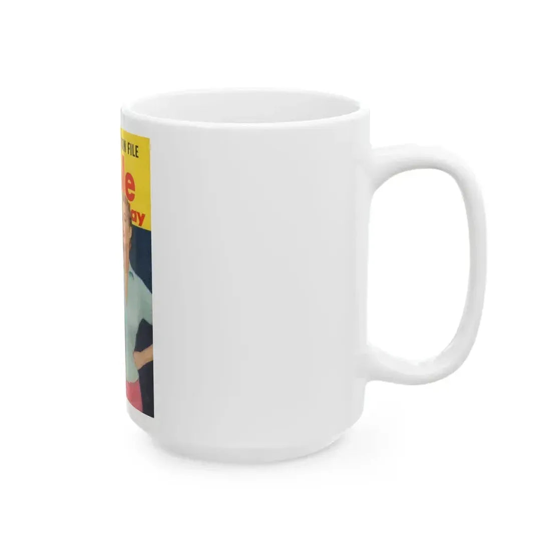 Ingrid Goude #33 - People Today March '58 Mag. Cover (Vintage Female Icon) White Coffee Mug - Go Mug Yourself