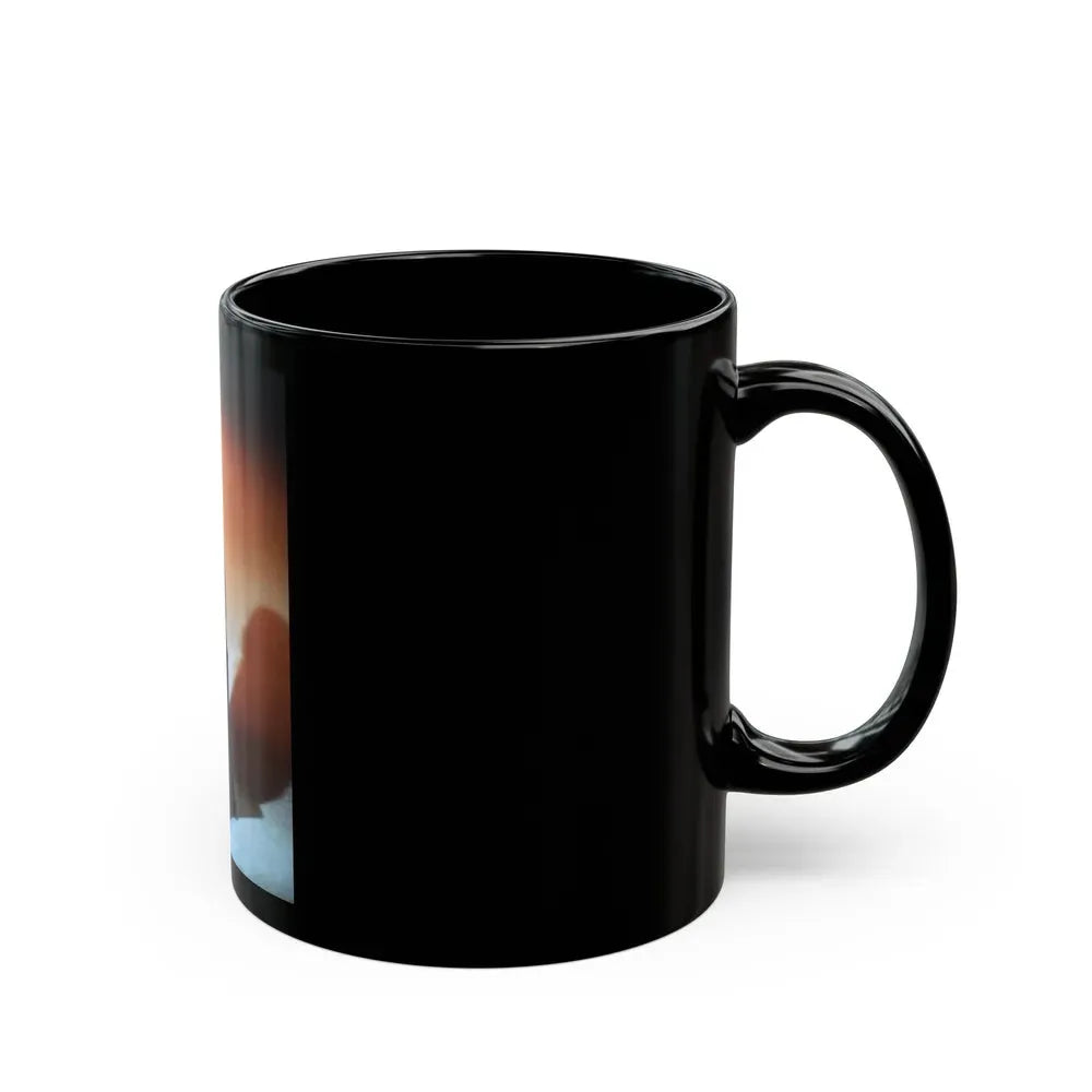 Ingrid Pitt #02 (Vintage Female Icon) Black Coffee Mug - Go Mug Yourself
