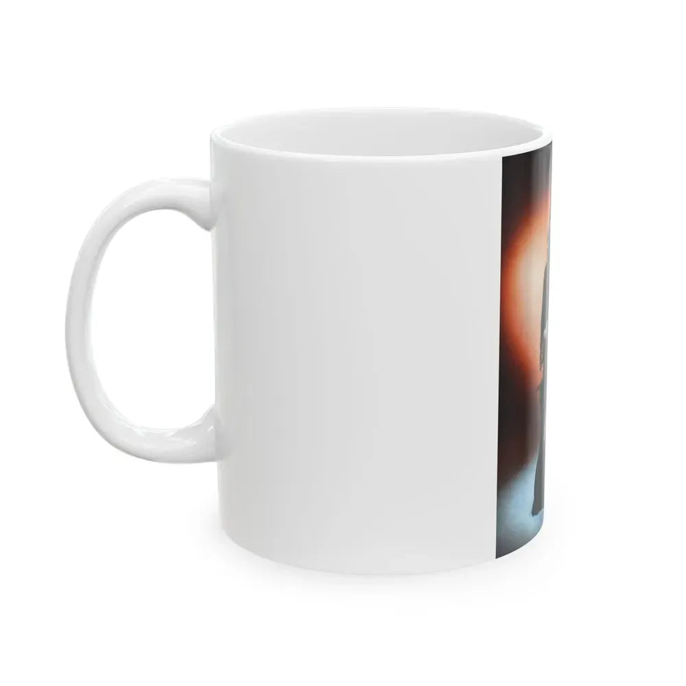 Ingrid Pitt #02 (Vintage Female Icon) White Coffee Mug - Go Mug Yourself