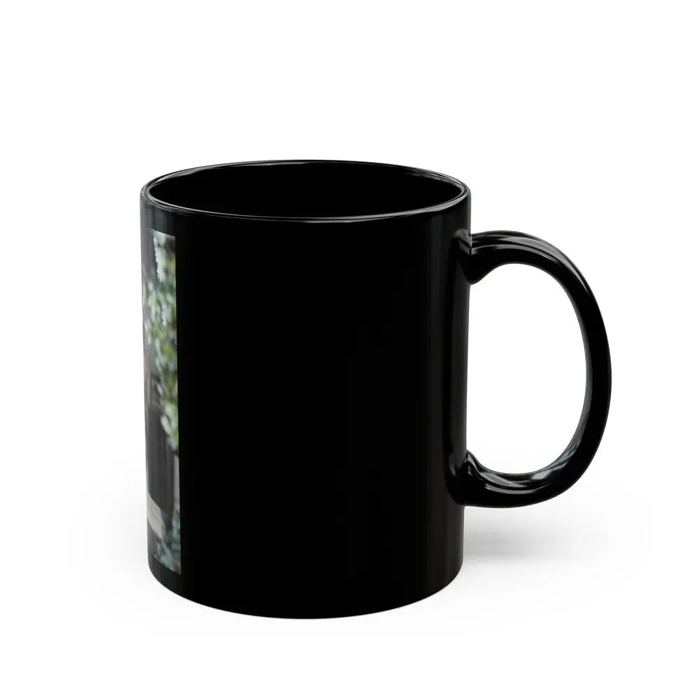 Ingrid Pitt #100 (Vintage Female Icon) Black Coffee Mug - Go Mug Yourself