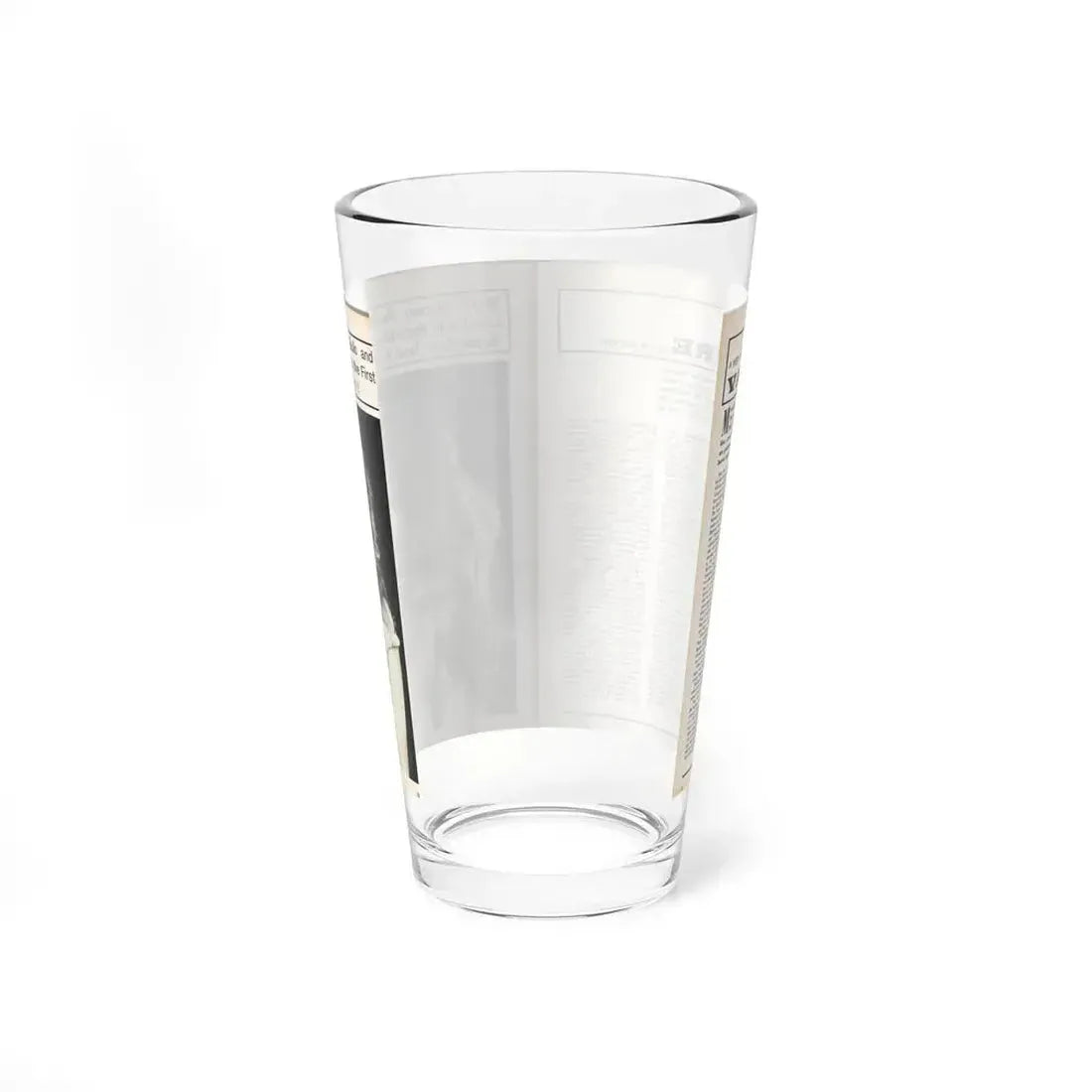 Ingrid Pitt #101 - Mag. Pages (Vintage Female Icon) Pint Glass 16oz - Go Mug Yourself