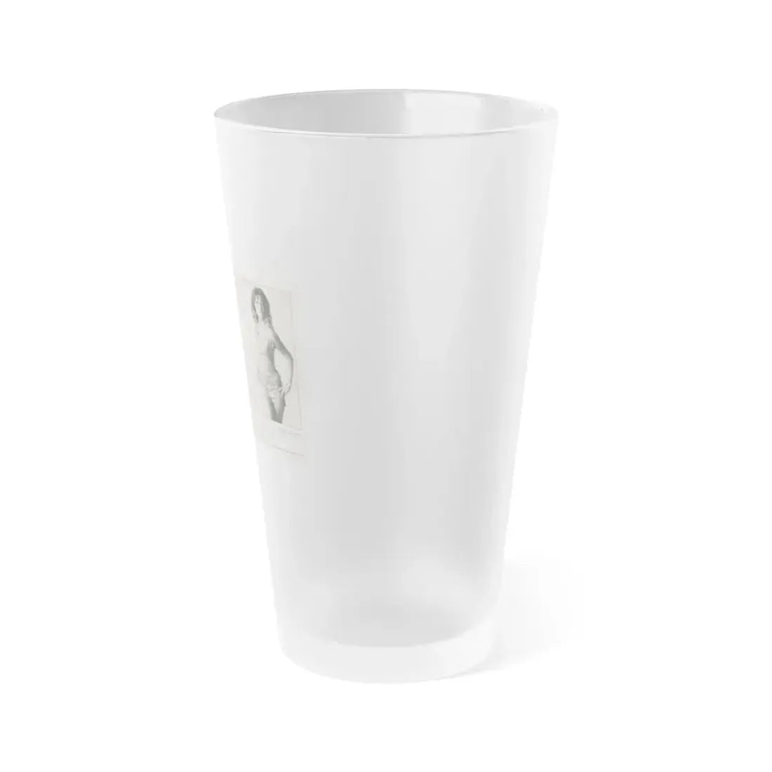 Ingrid Pitt #102 - Mag. Pages (Vintage Female Icon) Frosted Pint Glass 16oz - Go Mug Yourself