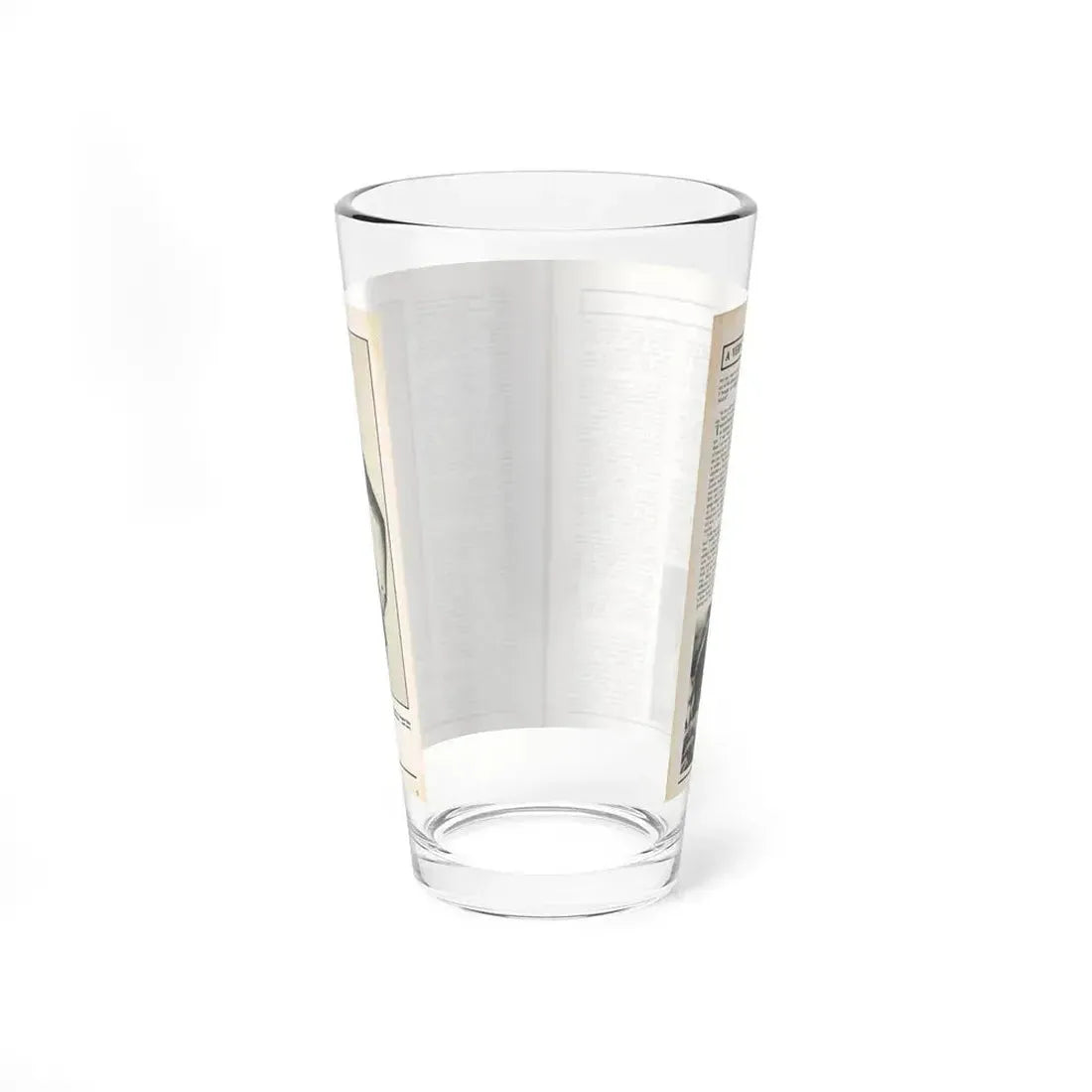 Ingrid Pitt #102 - Mag. Pages (Vintage Female Icon) Pint Glass 16oz - Go Mug Yourself