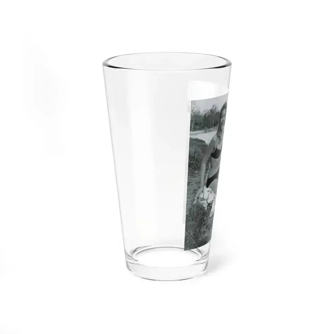 Ingrid Pitt #111 (Vintage Female Icon) Pint Glass 16oz - Go Mug Yourself