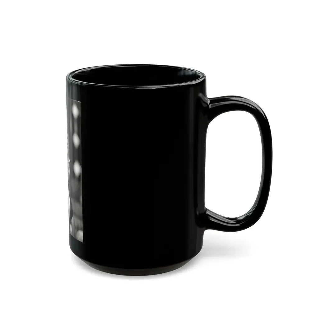 Ingrid Pitt #112 (Vintage Female Icon) Black Coffee Mug - Go Mug Yourself