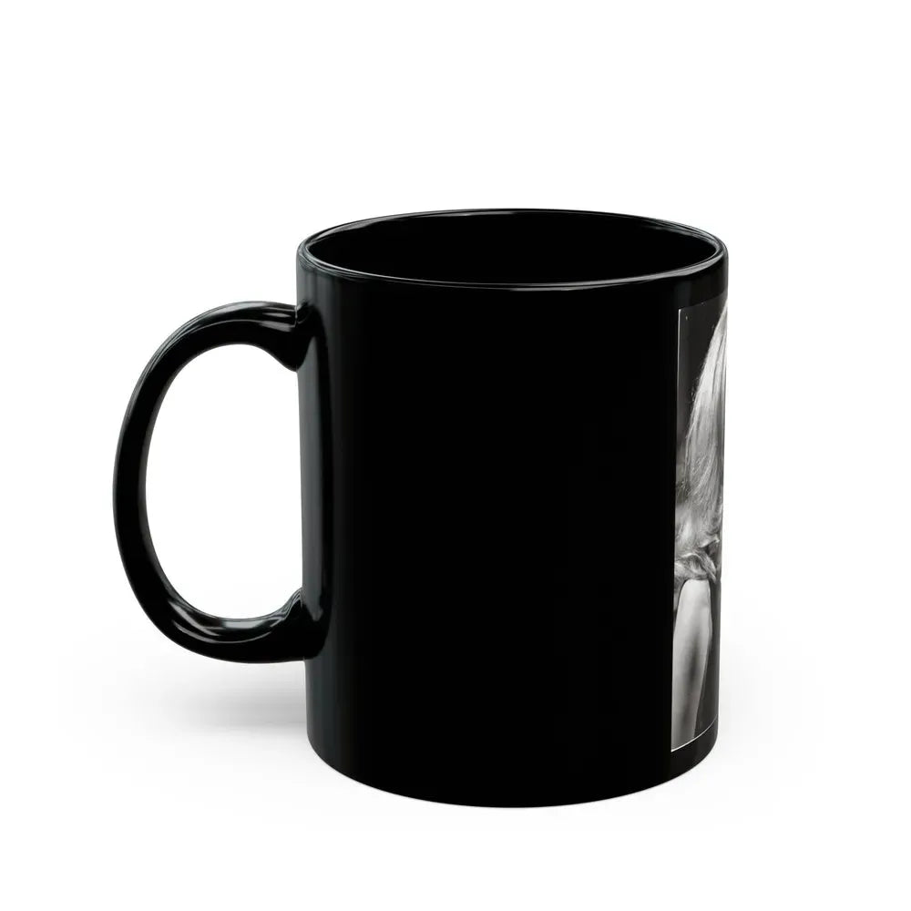 Ingrid Pitt #112 (Vintage Female Icon) Black Coffee Mug - Go Mug Yourself