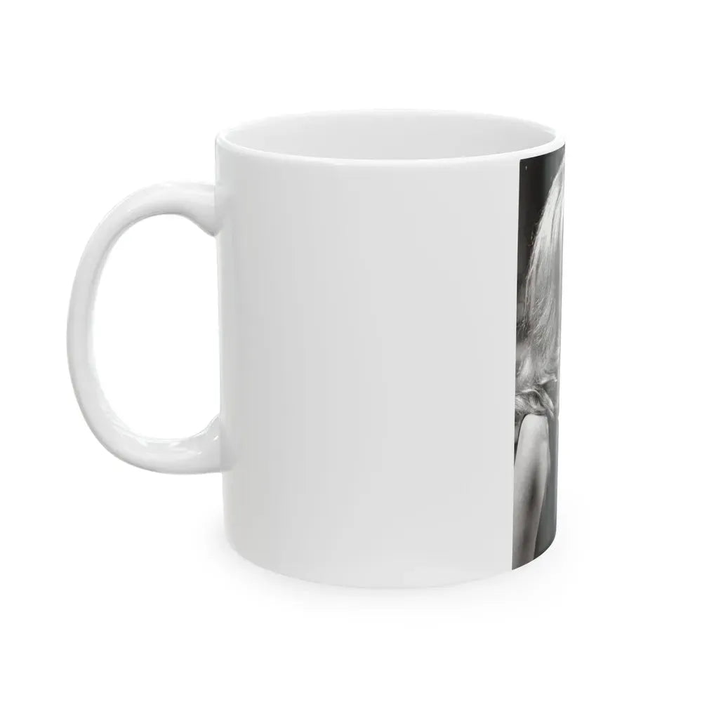 Ingrid Pitt #112 (Vintage Female Icon) White Coffee Mug - Go Mug Yourself
