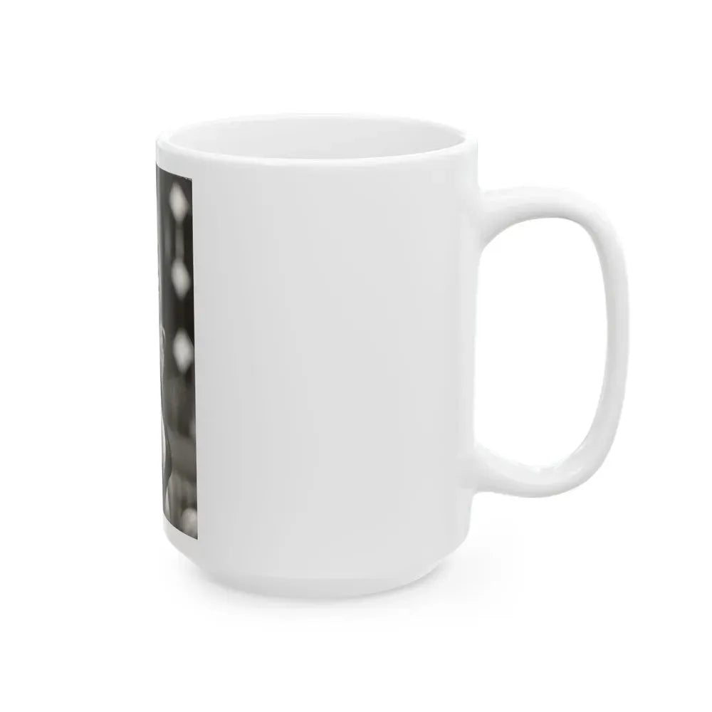 Ingrid Pitt #112 (Vintage Female Icon) White Coffee Mug - Go Mug Yourself