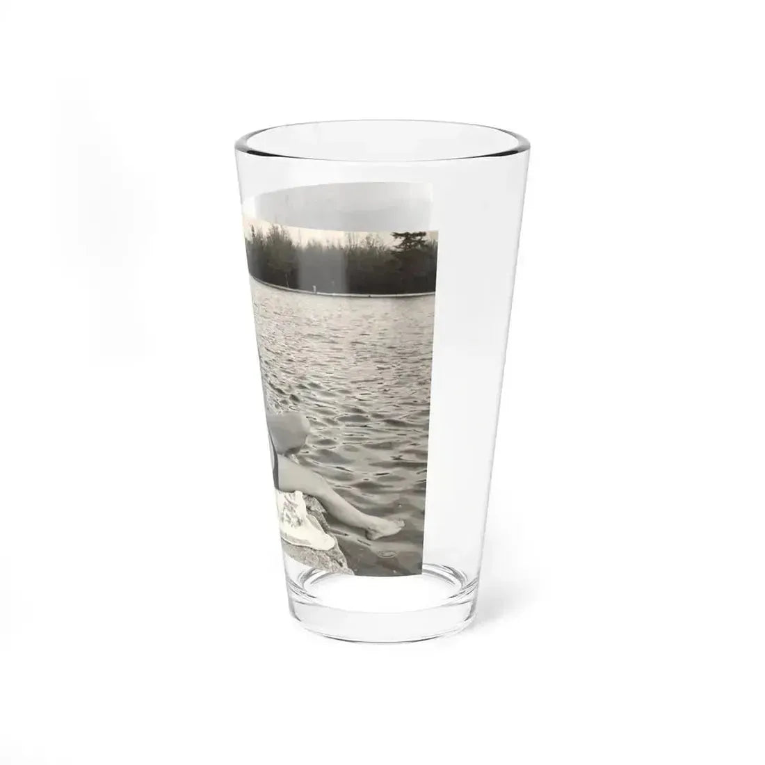 Ingrid Pitt #113 (Vintage Female Icon) Pint Glass 16oz - Go Mug Yourself