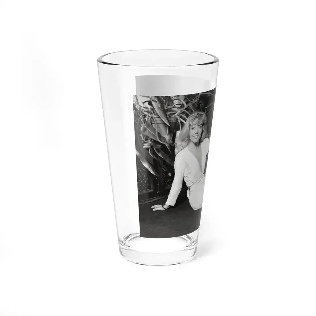 Ingrid Pitt #114 (Vintage Female Icon) Pint Glass 16oz - Go Mug Yourself