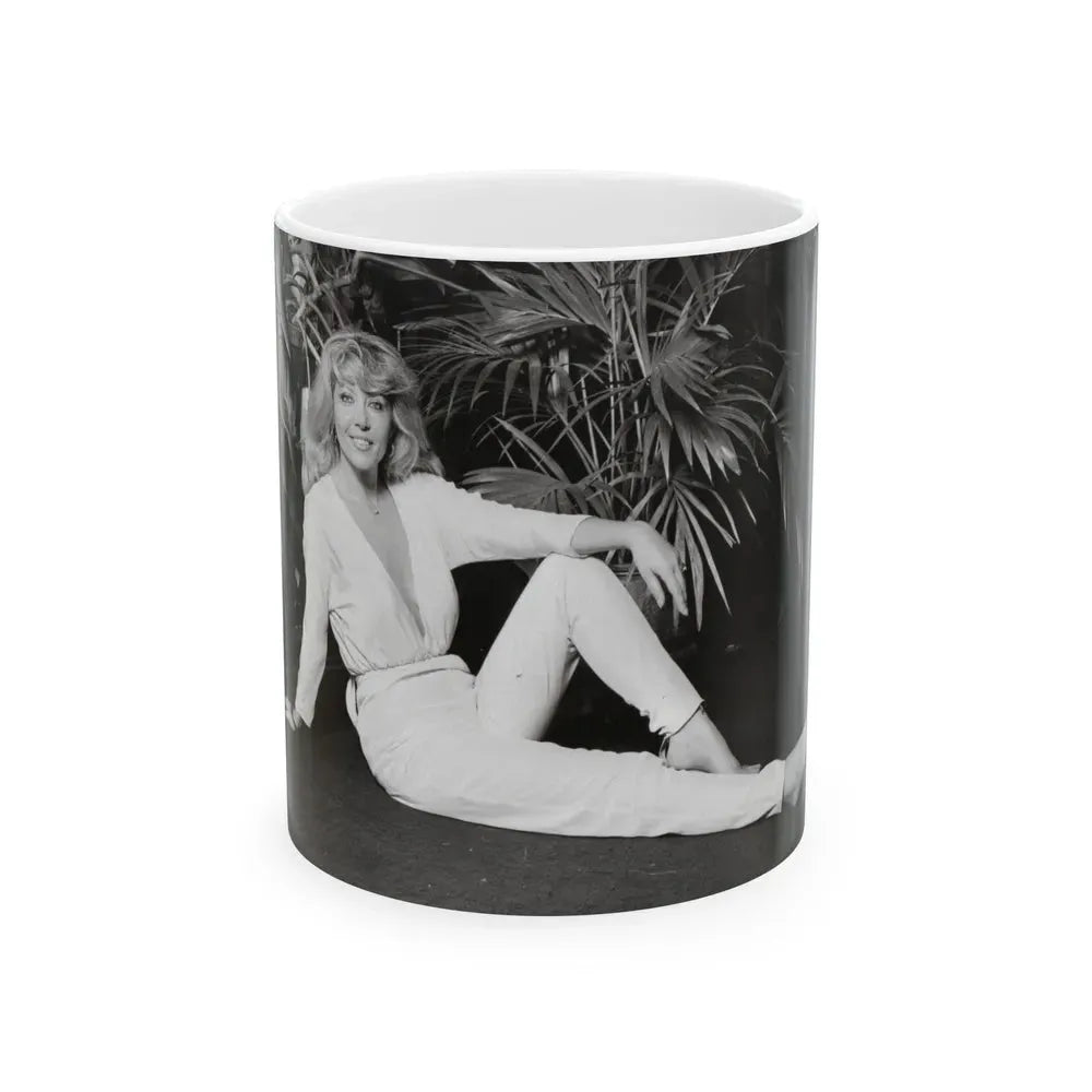 Ingrid Pitt #114 (Vintage Female Icon) White Coffee Mug 11oz - Go Mug Yourself