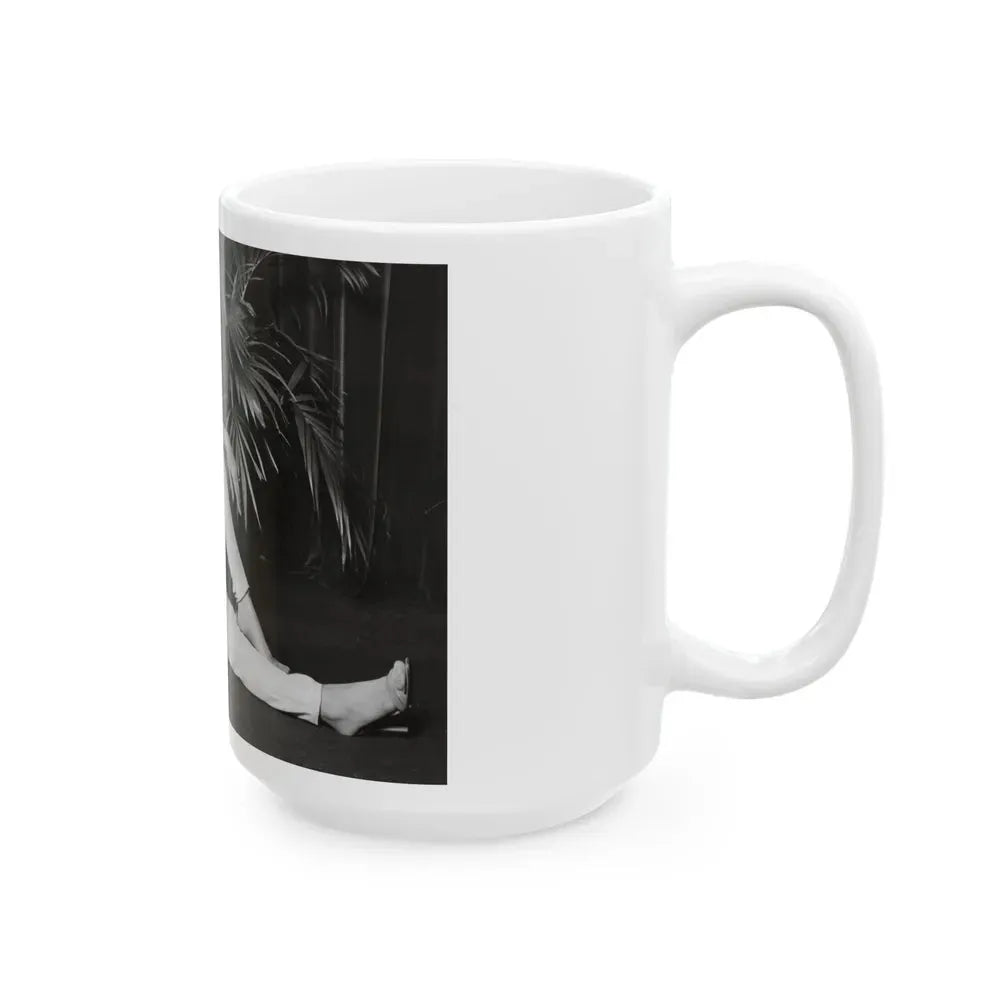 Ingrid Pitt #114 (Vintage Female Icon) White Coffee Mug - Go Mug Yourself