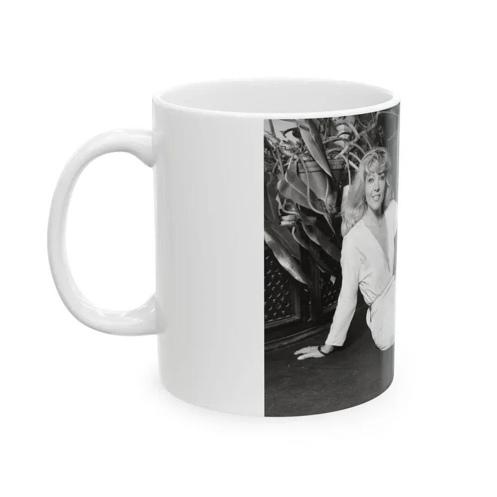 Ingrid Pitt #114 (Vintage Female Icon) White Coffee Mug - Go Mug Yourself