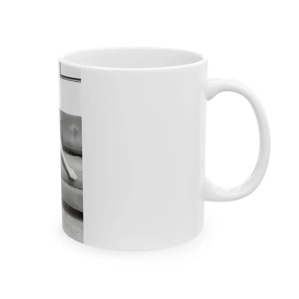 Ingrid Pitt #115 (Vintage Female Icon) White Coffee Mug - Go Mug Yourself