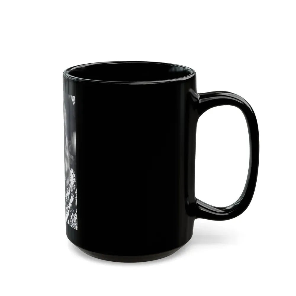 Ingrid Pitt #118 (Vintage Female Icon) Black Coffee Mug - Go Mug Yourself
