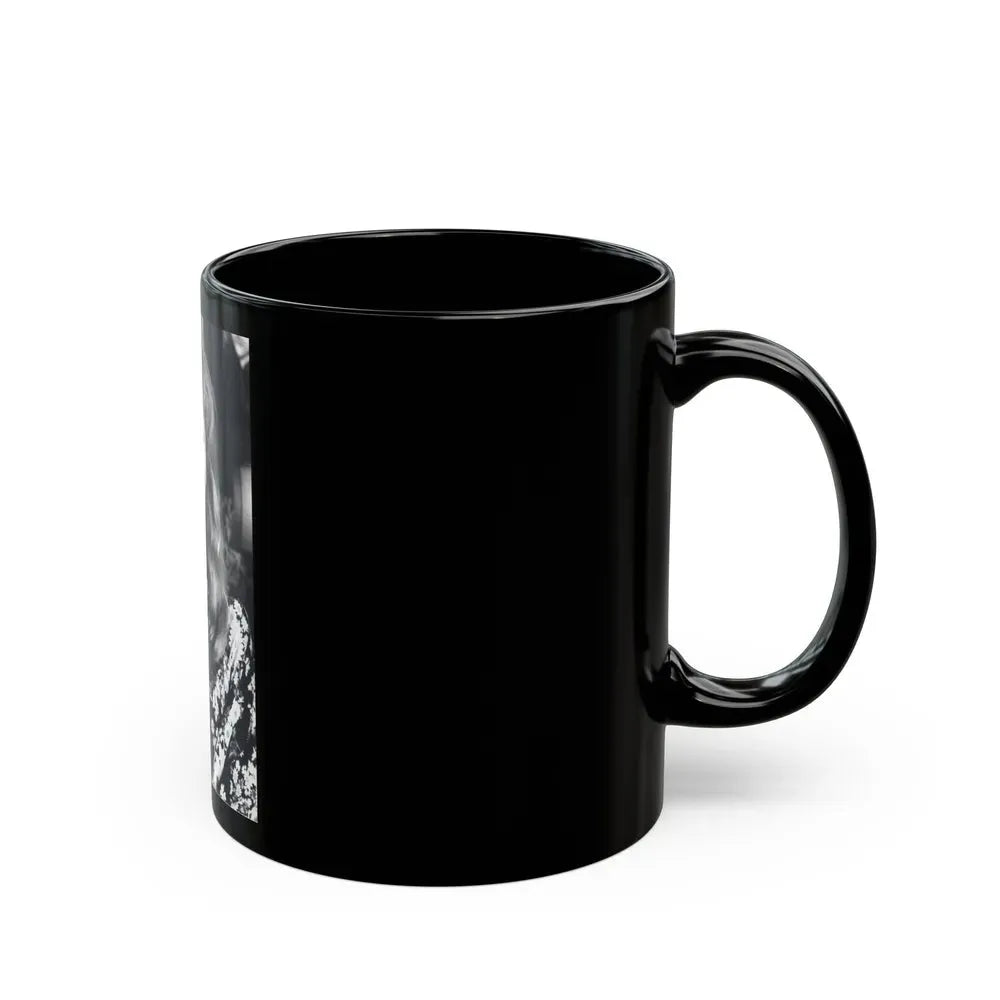 Ingrid Pitt #118 (Vintage Female Icon) Black Coffee Mug - Go Mug Yourself