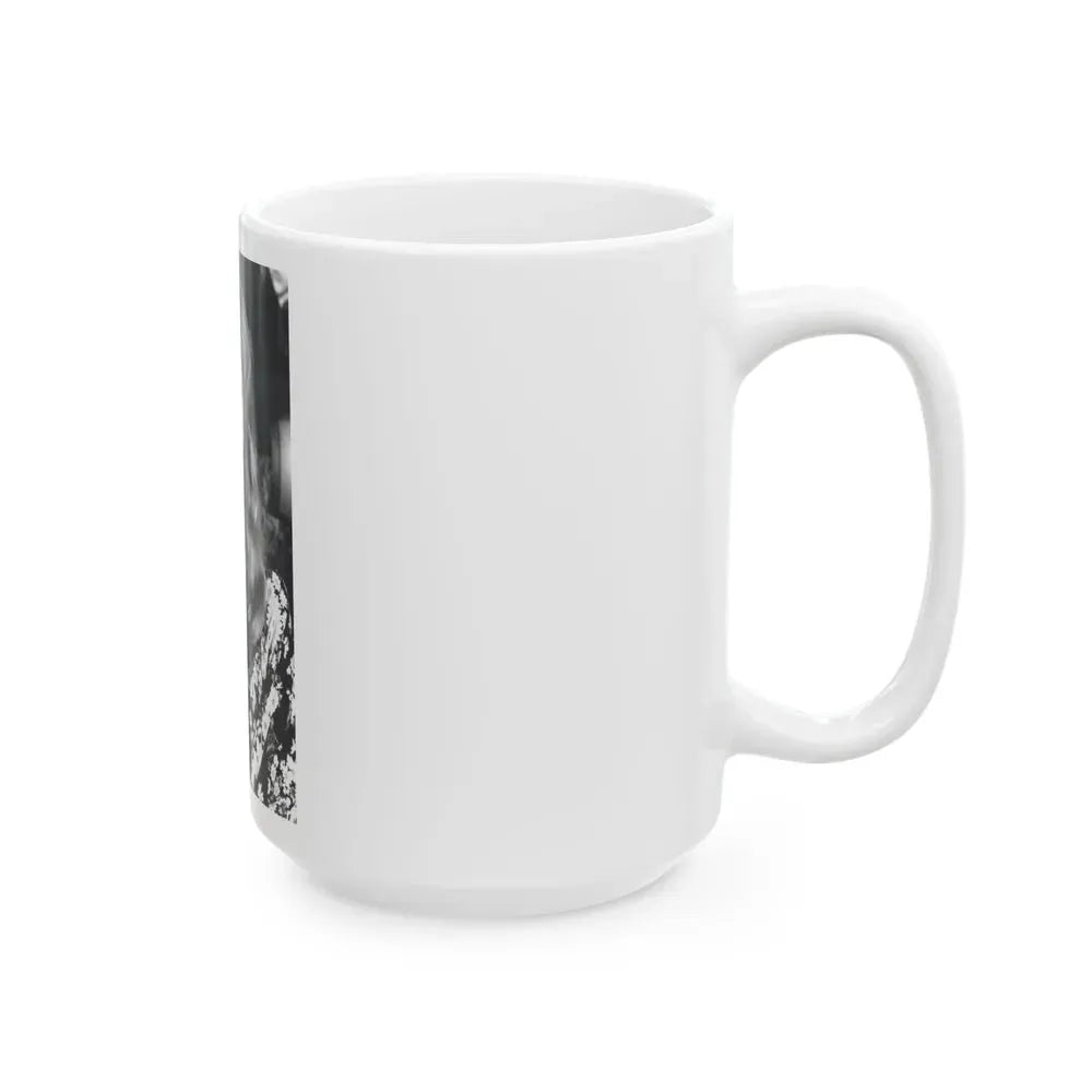 Ingrid Pitt #118 (Vintage Female Icon) White Coffee Mug - Go Mug Yourself